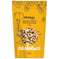 Oh Mega Roasted Cashews - 250g